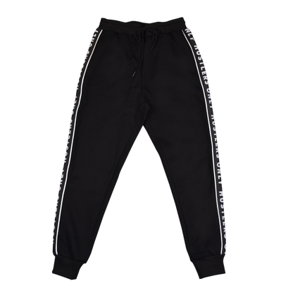 Hustlers Only Black Sweatpants Signature Sweat Suit